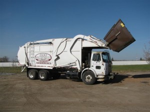 Our front load garbage truck